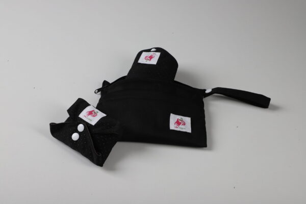 Pink Hygiene Reusable Bamboo Charcoal Sanitary Pads - Image 3