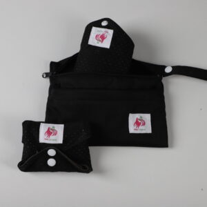 Pink Hygiene Reusable Bamboo Charcoal Sanitary Pads